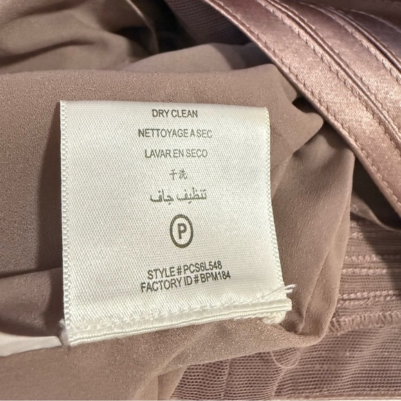 BCBGMAXAZRIA Eden One Shoulder Dusty Rose Pink Bodycon Bandage Dress Size 6 - Picture 9 of 12